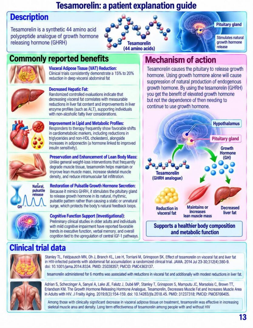 13 Tesamorelin